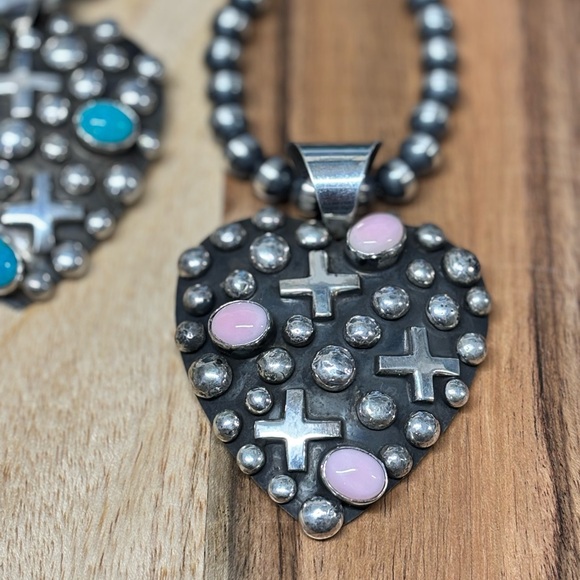 Gorgeous Chimney Butte Sterling Silver Dot & Cross Pendants🥰 - Picture 3 of 8